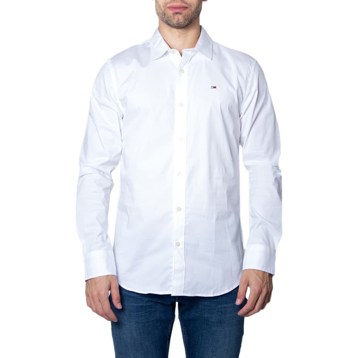 Men's Shirts Tommy Hilfiger White