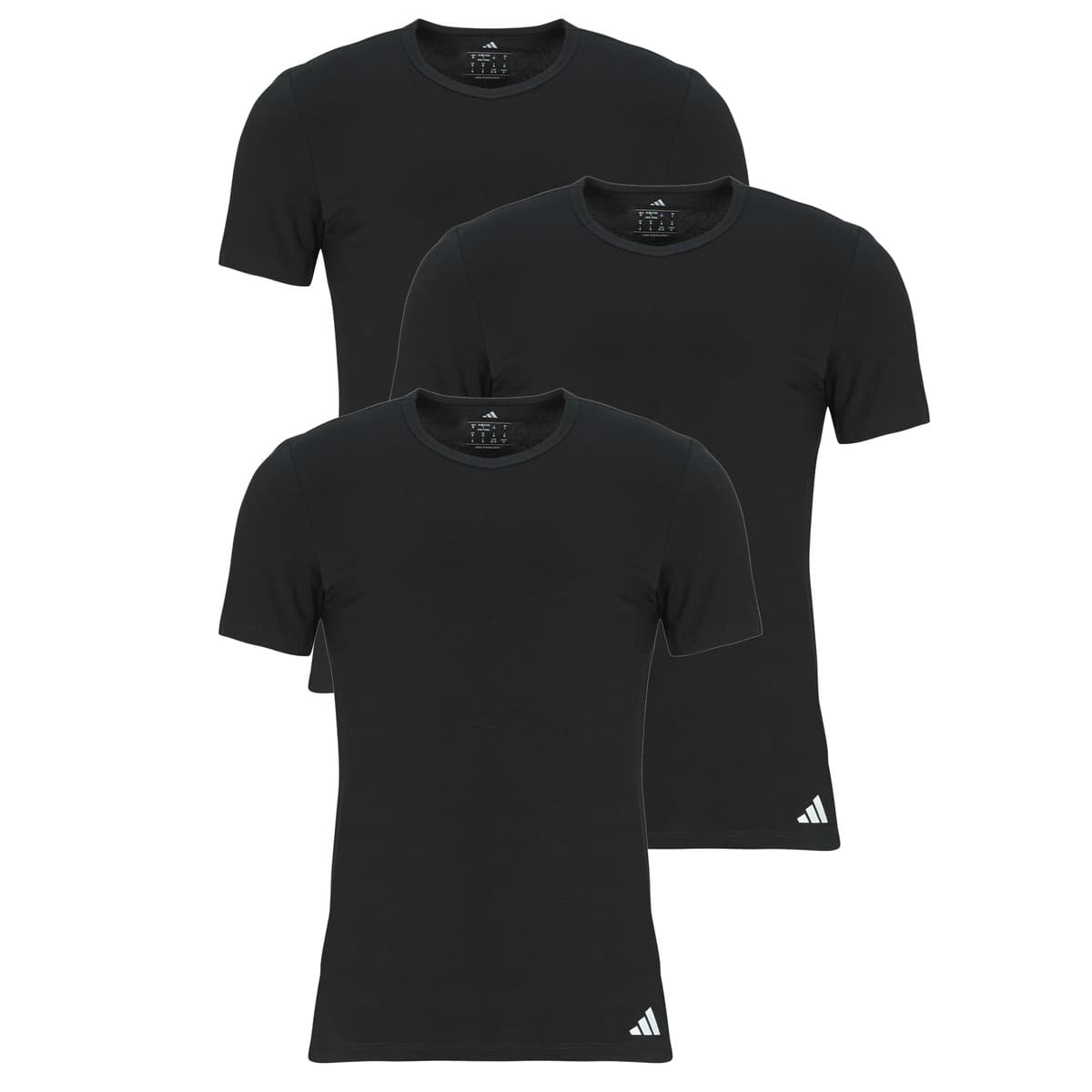 T-shirt με κοντά μανίκια adidas ACTIVE FLEX COTTON Pack de 2