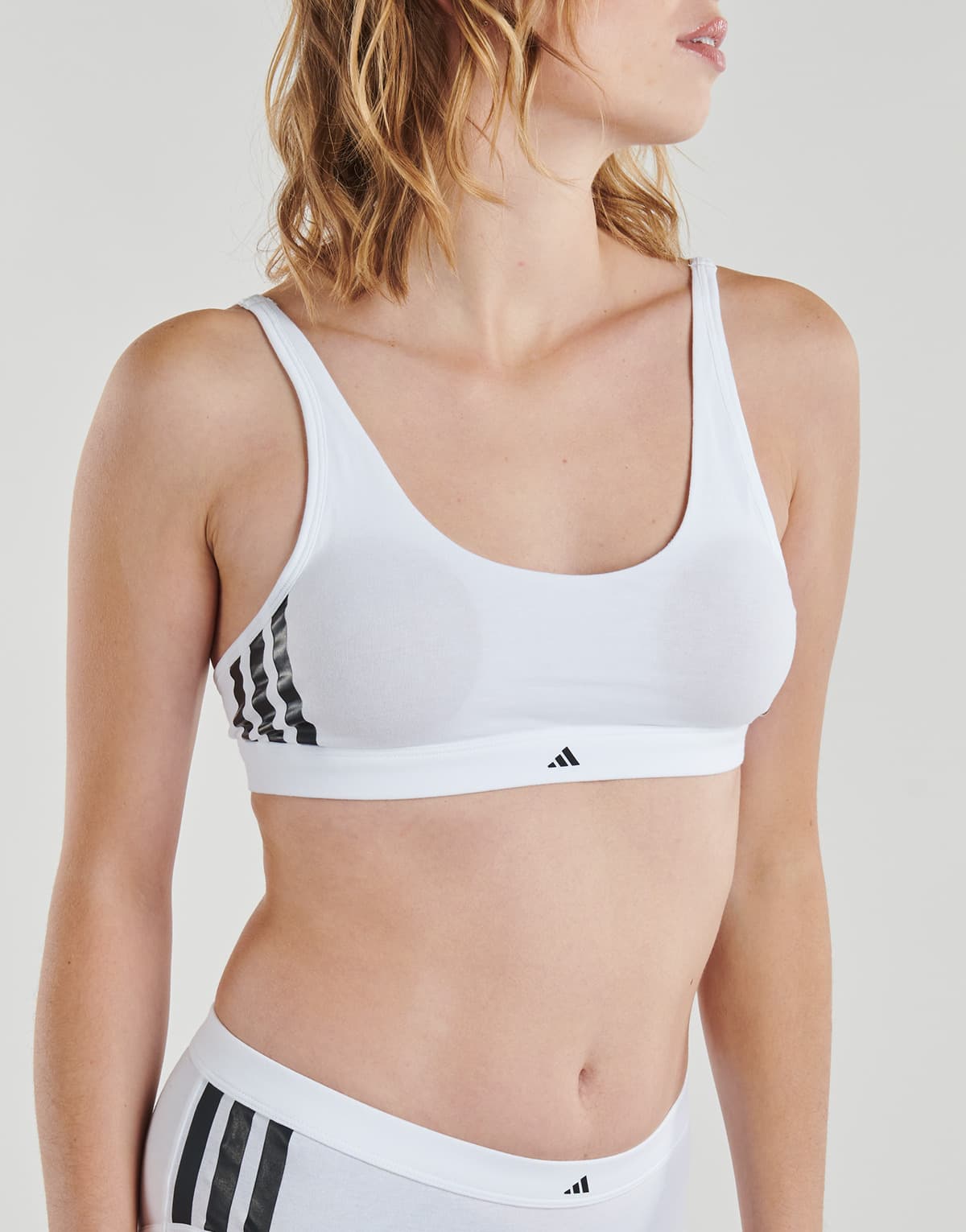 Women's Sports Bras adidas White