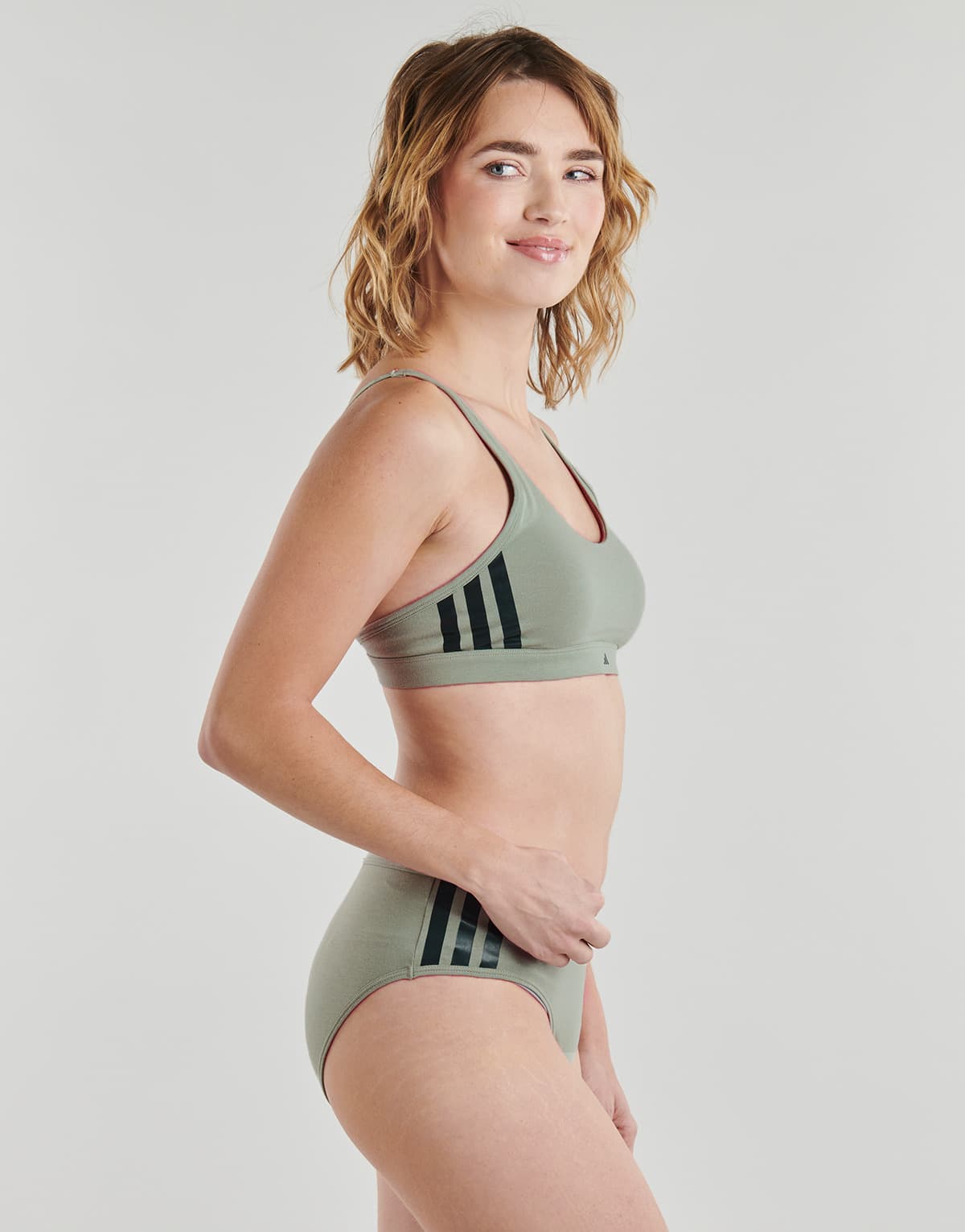 Women's Sports Bras adidas Gray