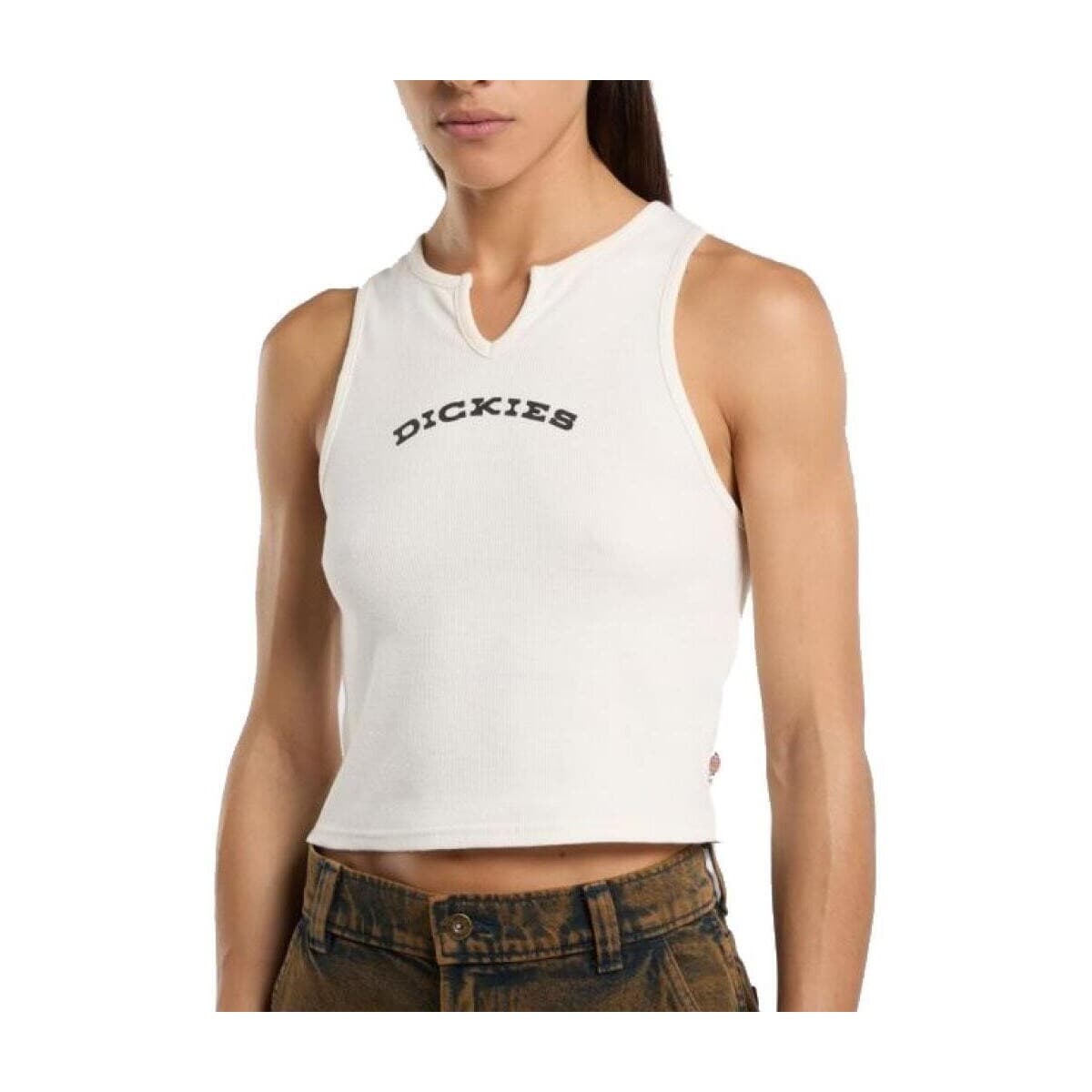 Αμάνικα/T-shirts χωρίς μανίκια Dickies Tops Mujer Modèle Neck Top