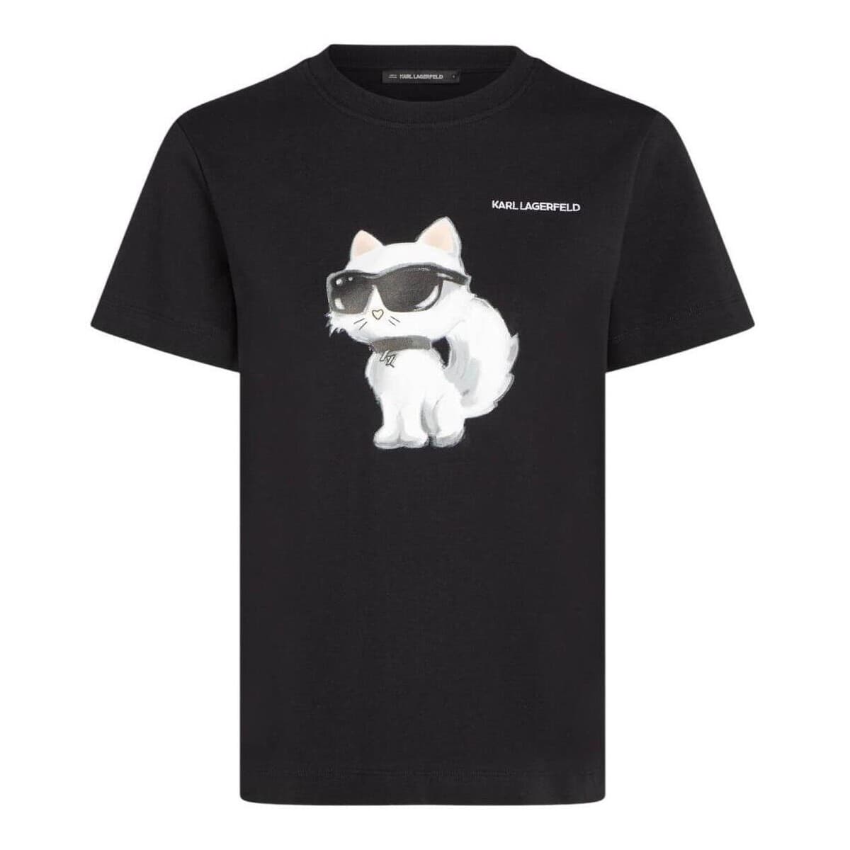 T-shirt με κοντά μανίκια Karl Lagerfeld A2W50001 999