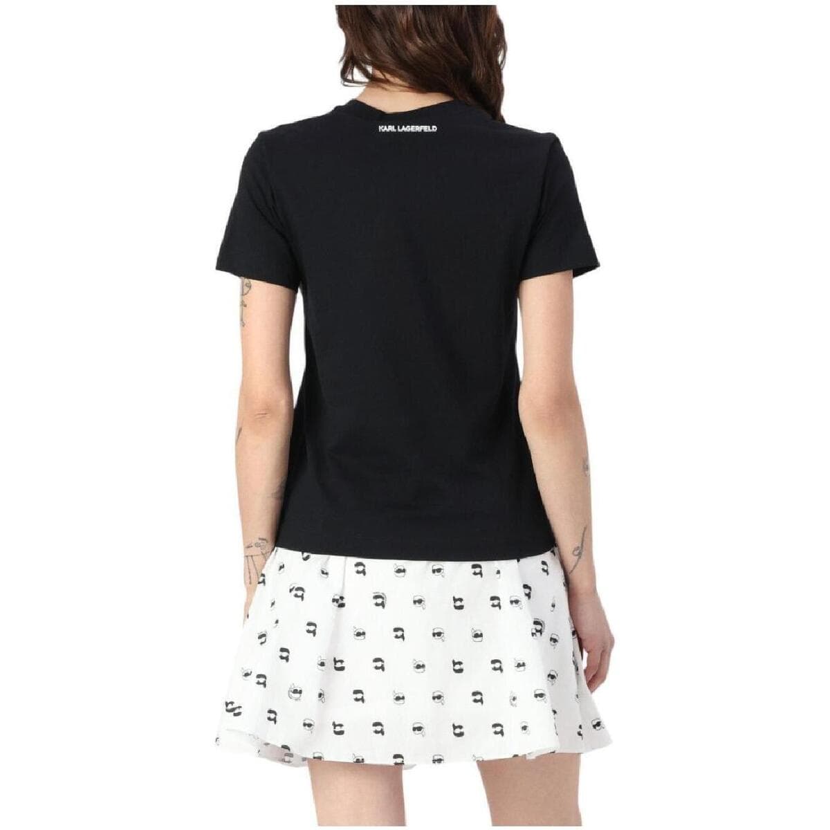 Women's T-Shirts Karl Lagerfeld Black