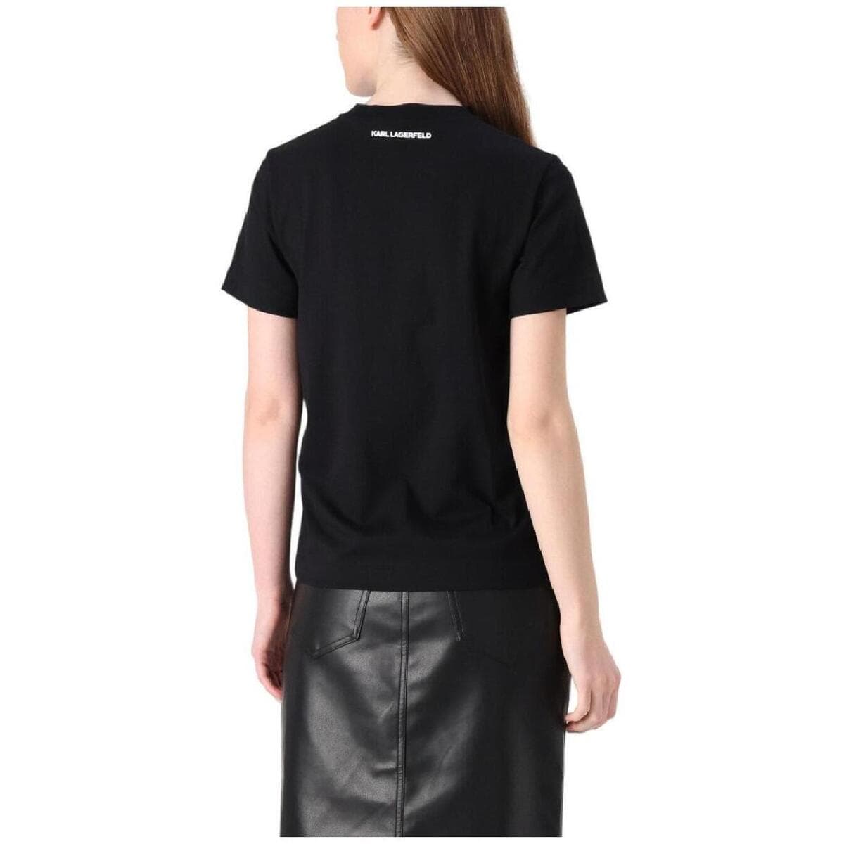 Women's T-Shirts Karl Lagerfeld Black