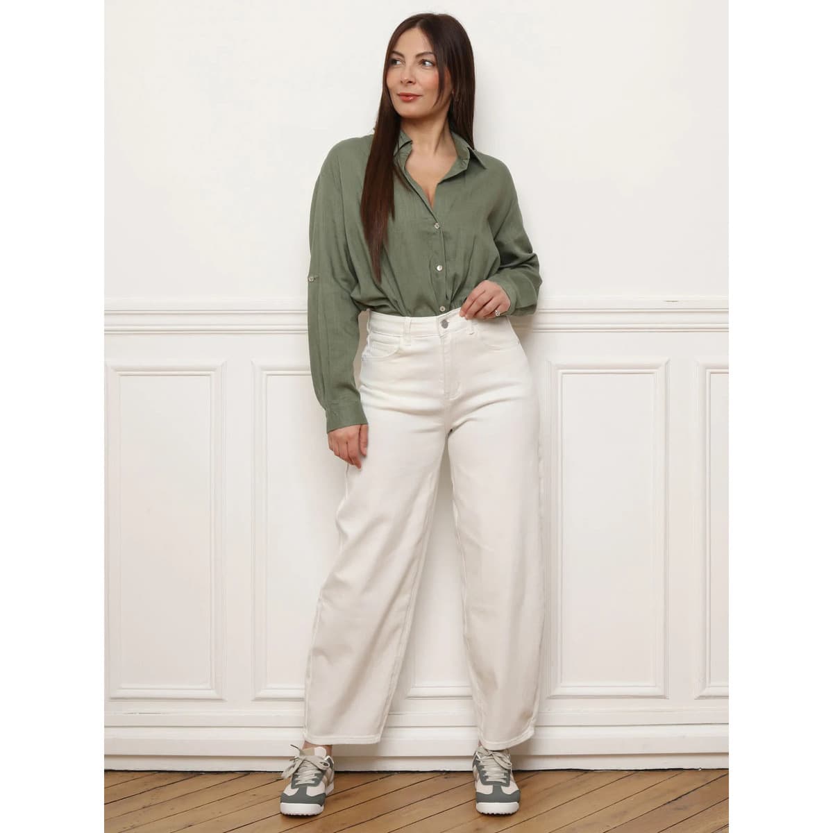 Women's Jeans La Modeuse White