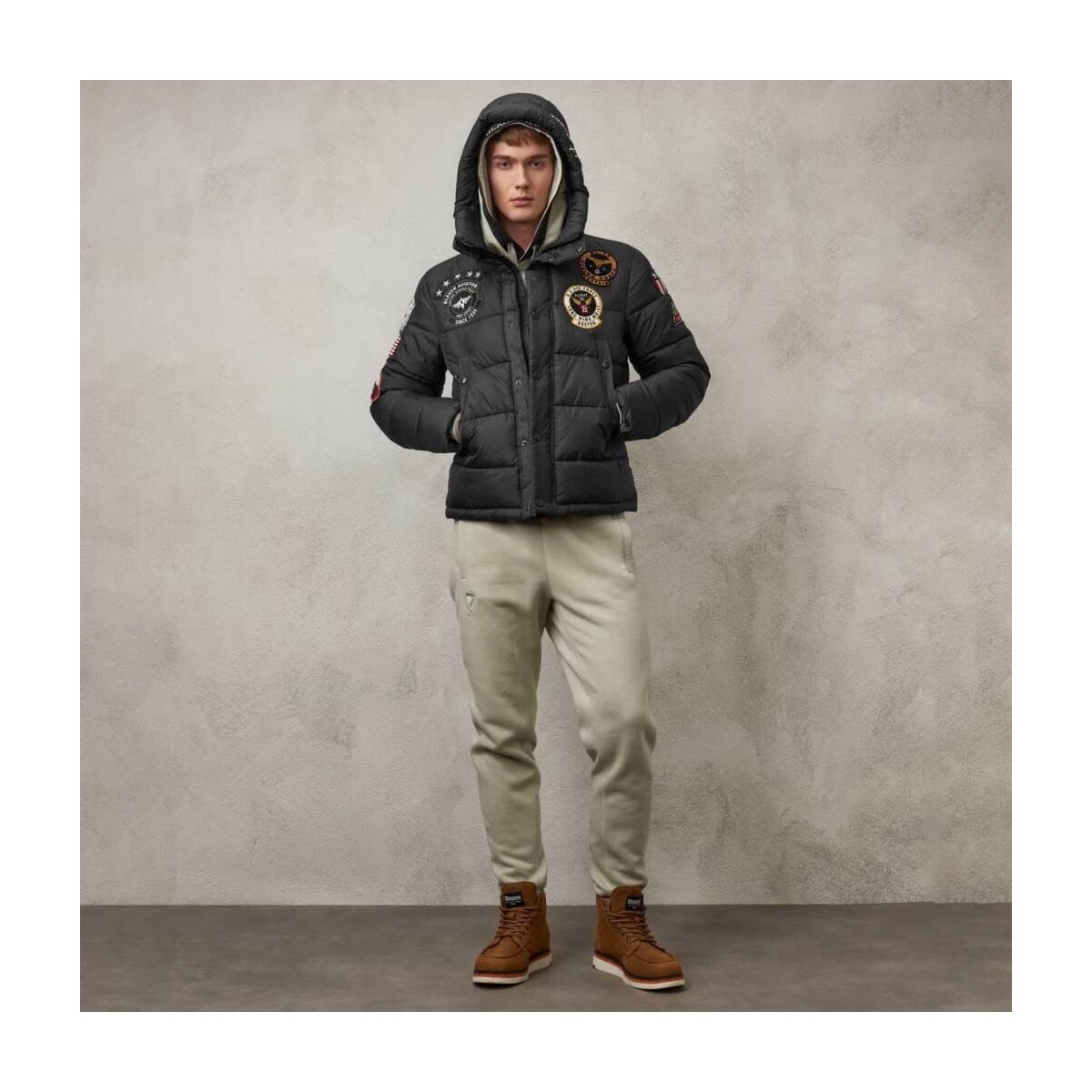 Men's Blazers Blauer Black