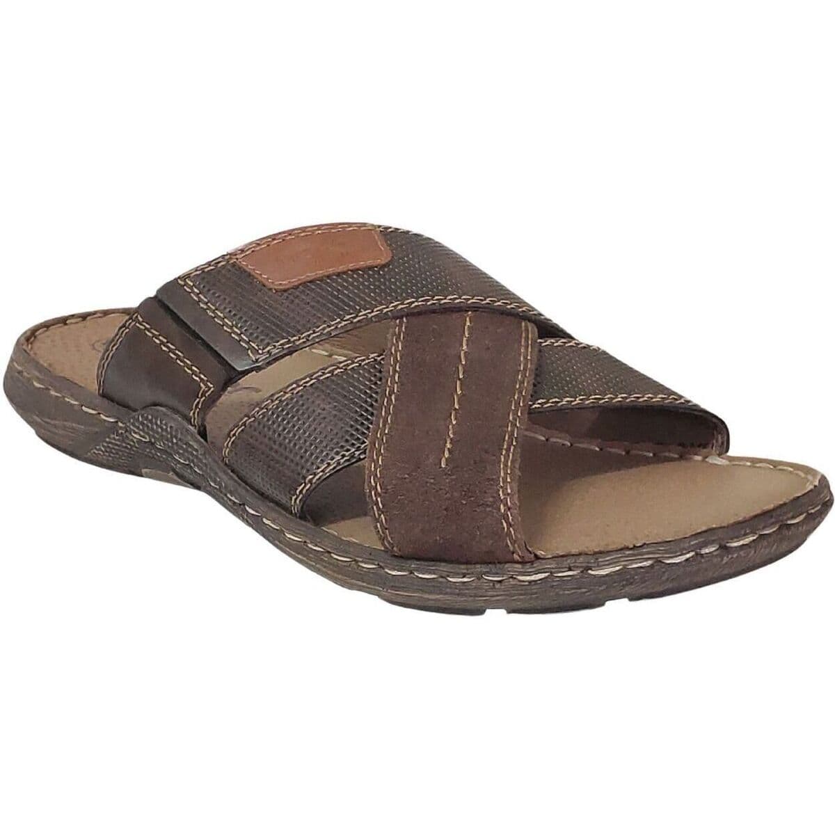 Men's Mules Rieker Brown