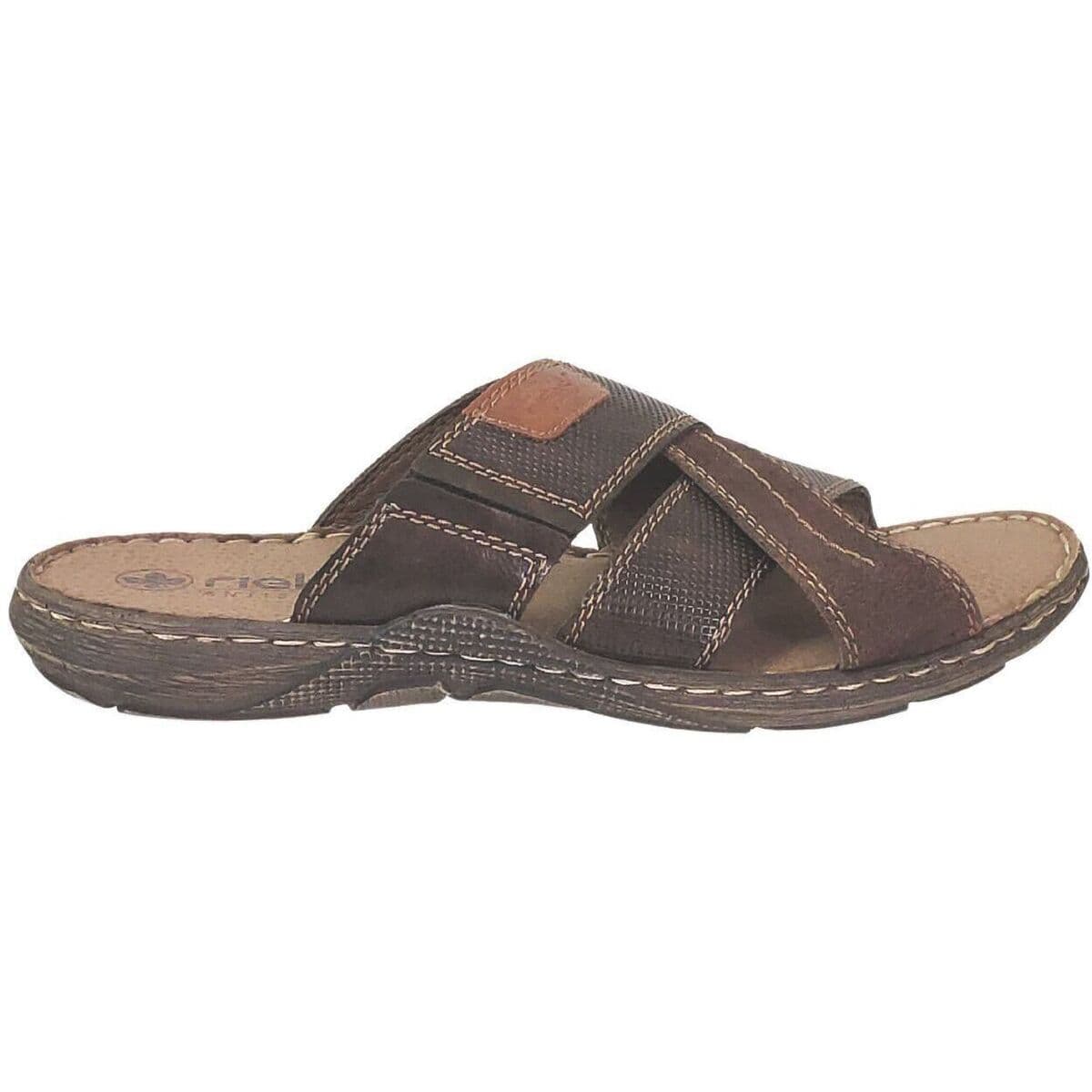 Men's Mules Rieker Brown