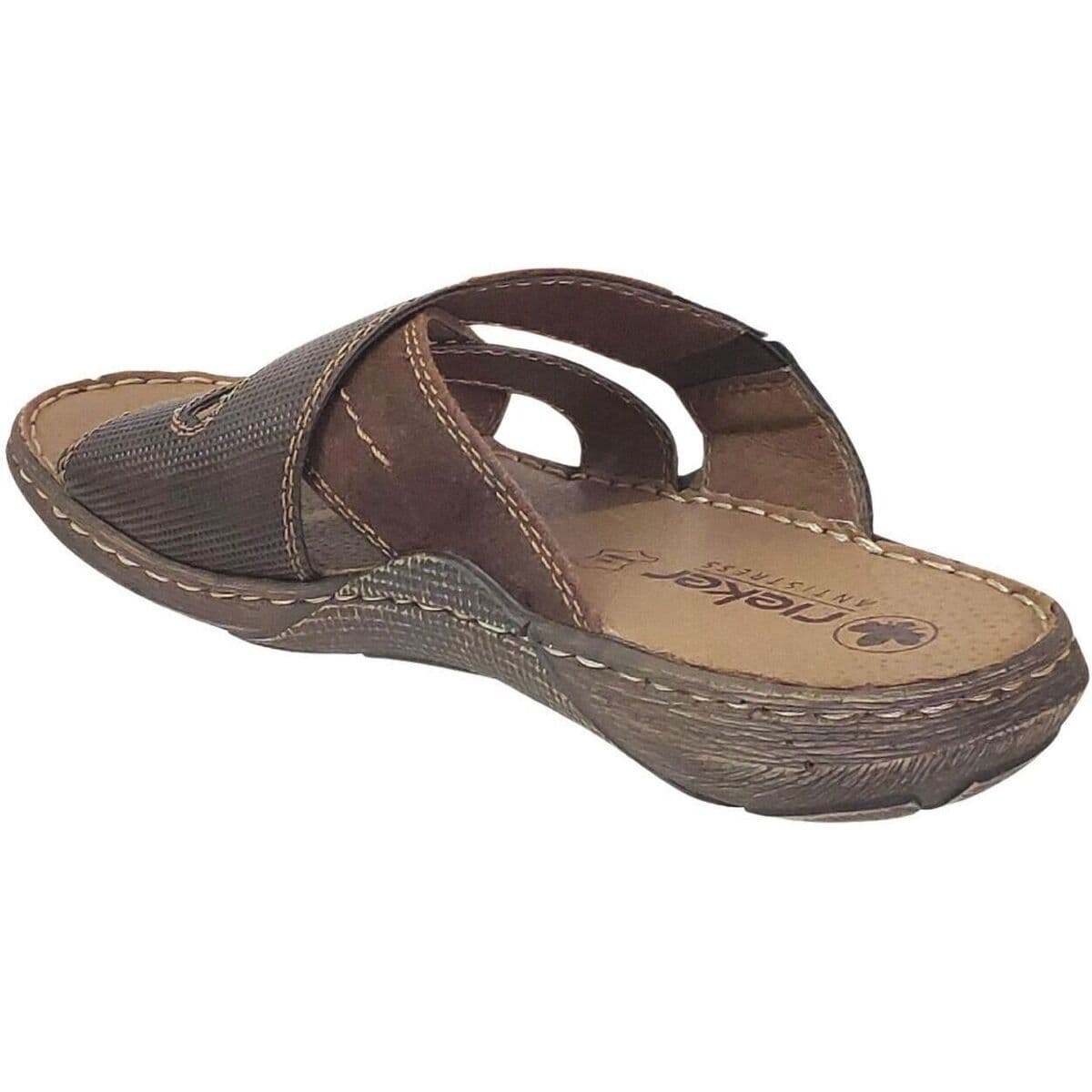 Men's Mules Rieker Brown