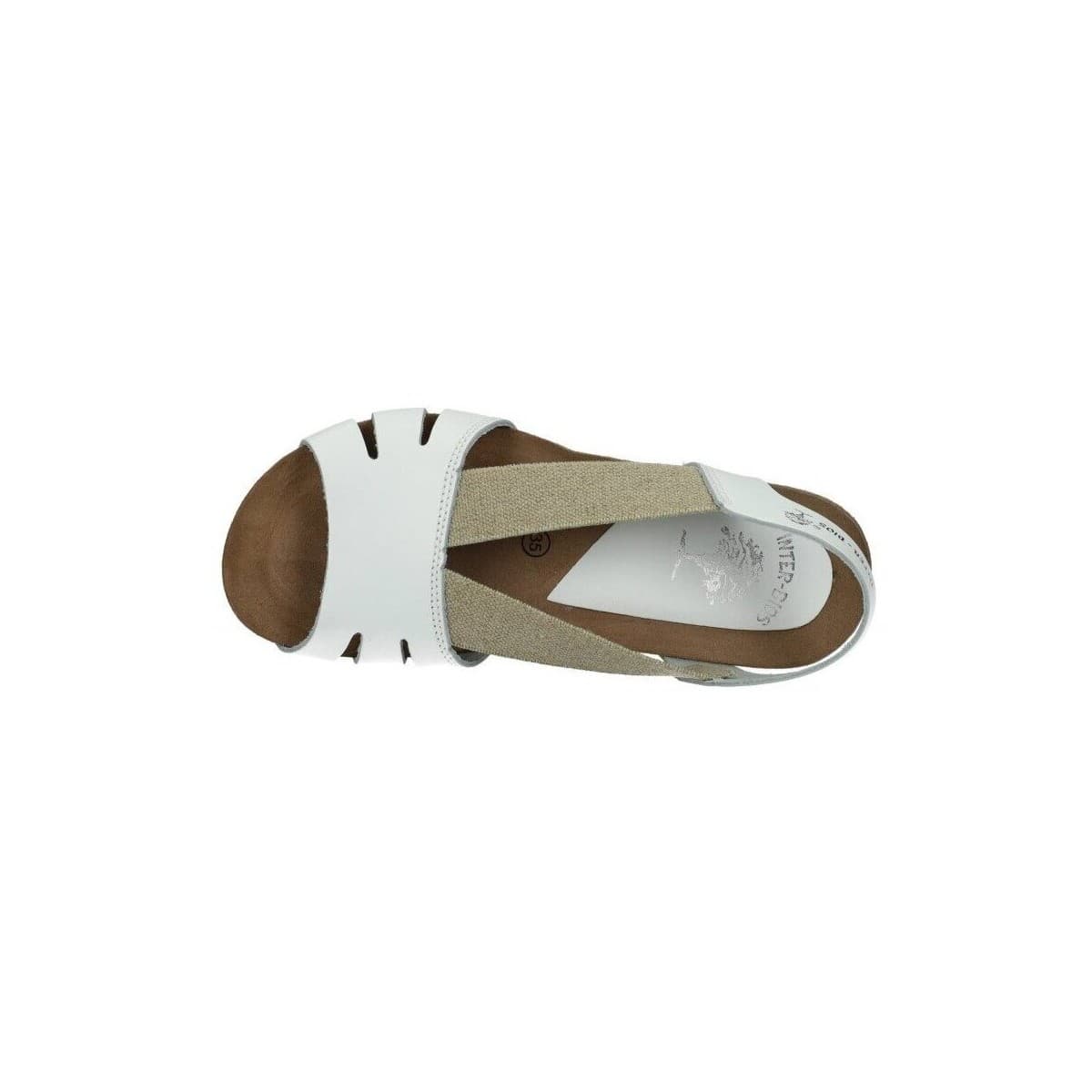 Women's Platforms Interbios White