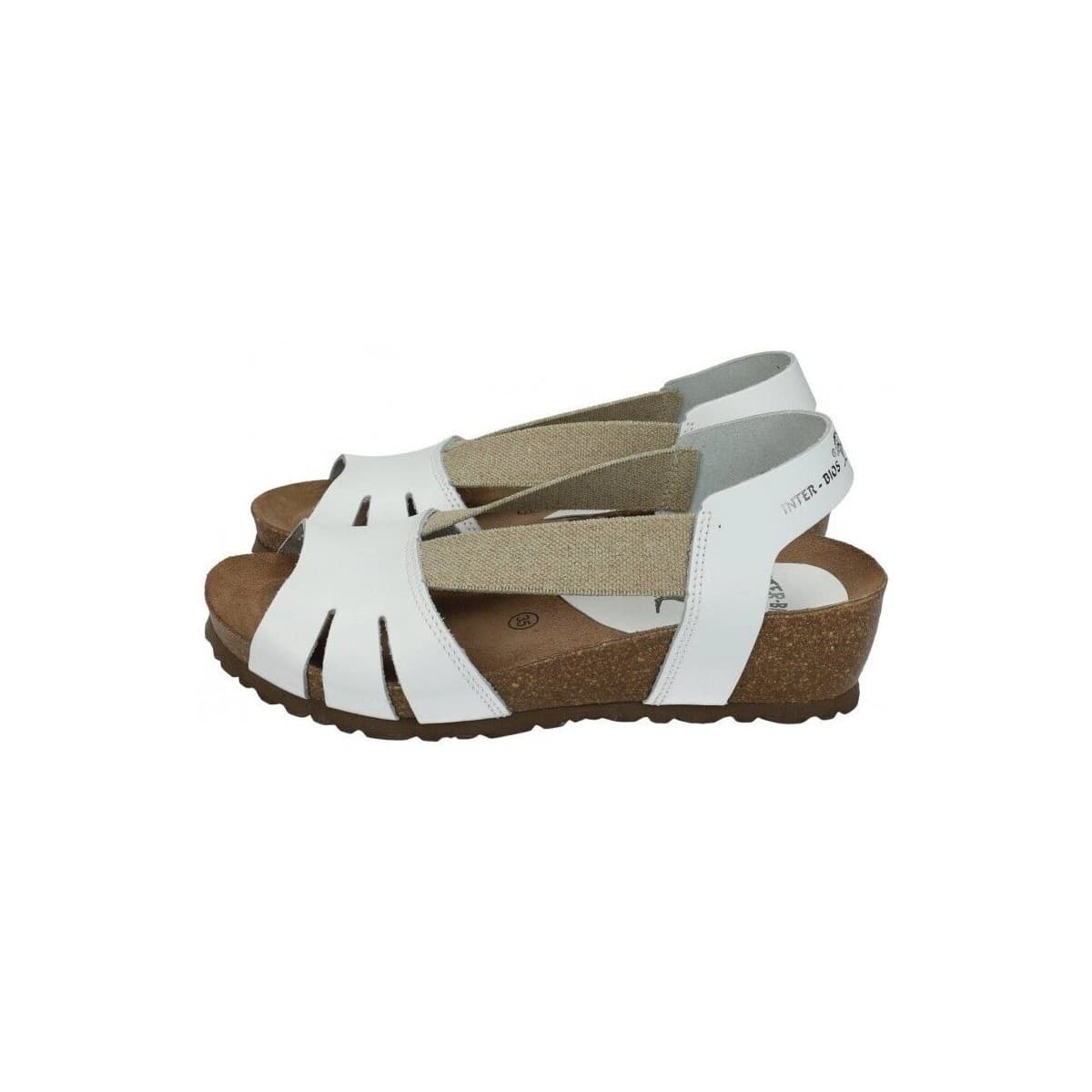 Women's Platforms Interbios White