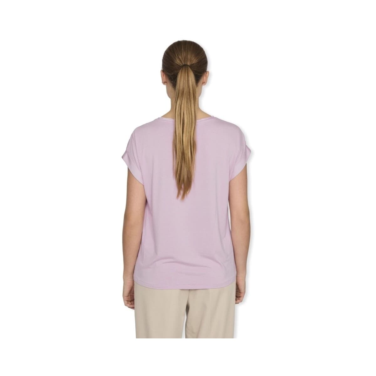 Women's T-Shirts Vila Purple