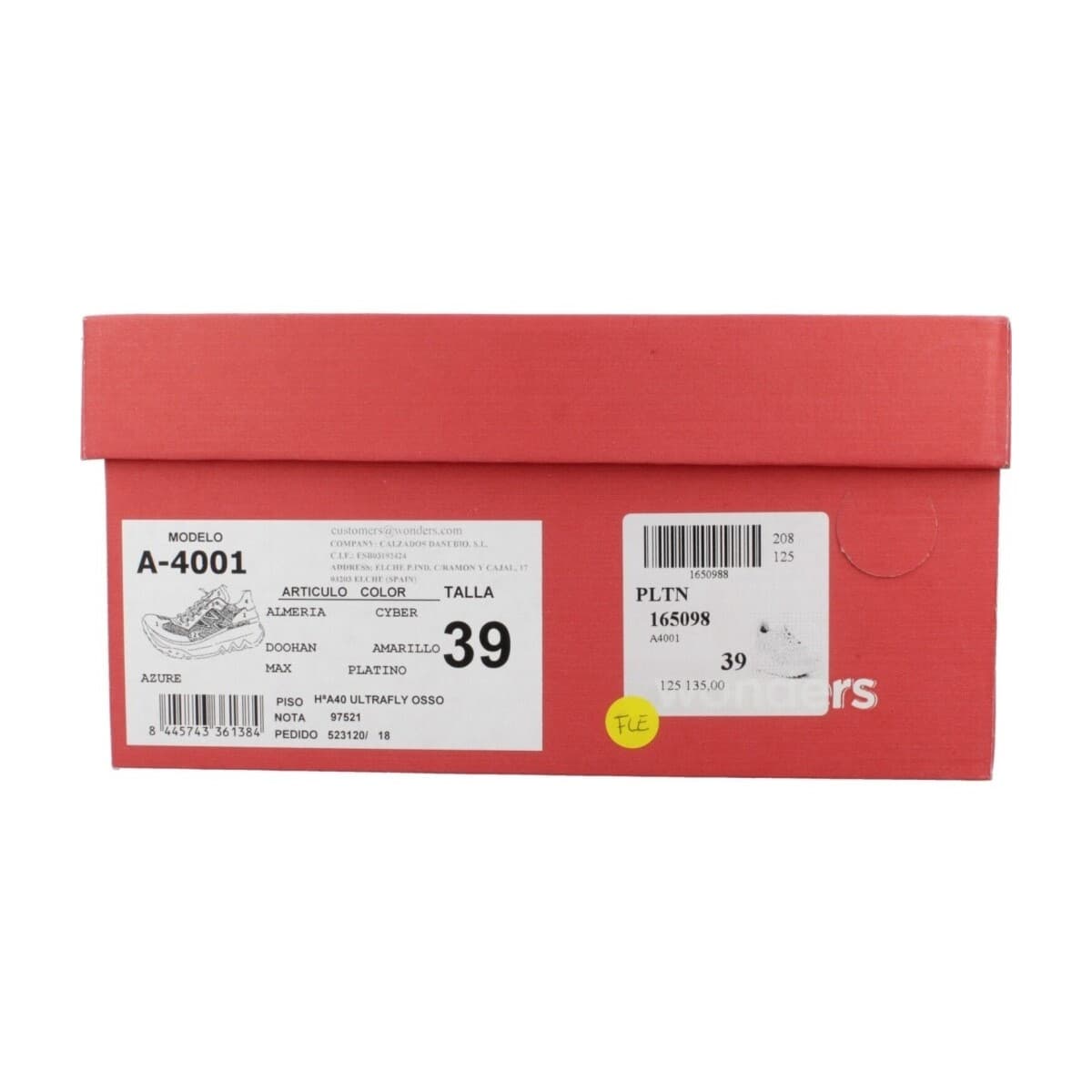 Women's Sneakers Wonders Yellow