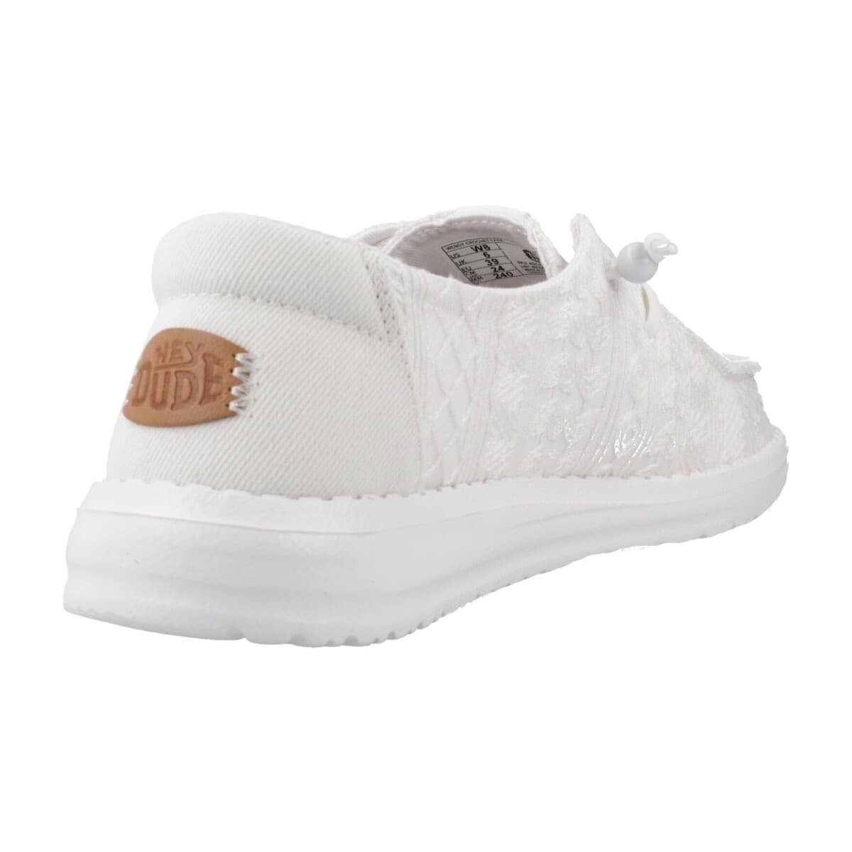 Women's Derby Shoes HEYDUDE White