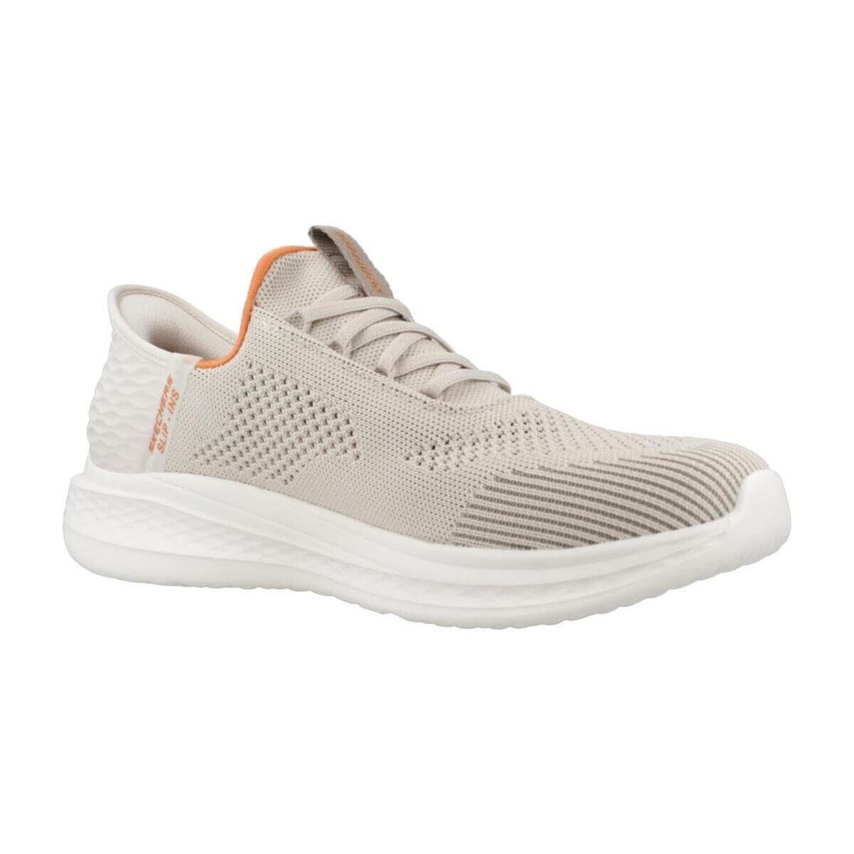 Men's Sports Shoes Skechers Beige
