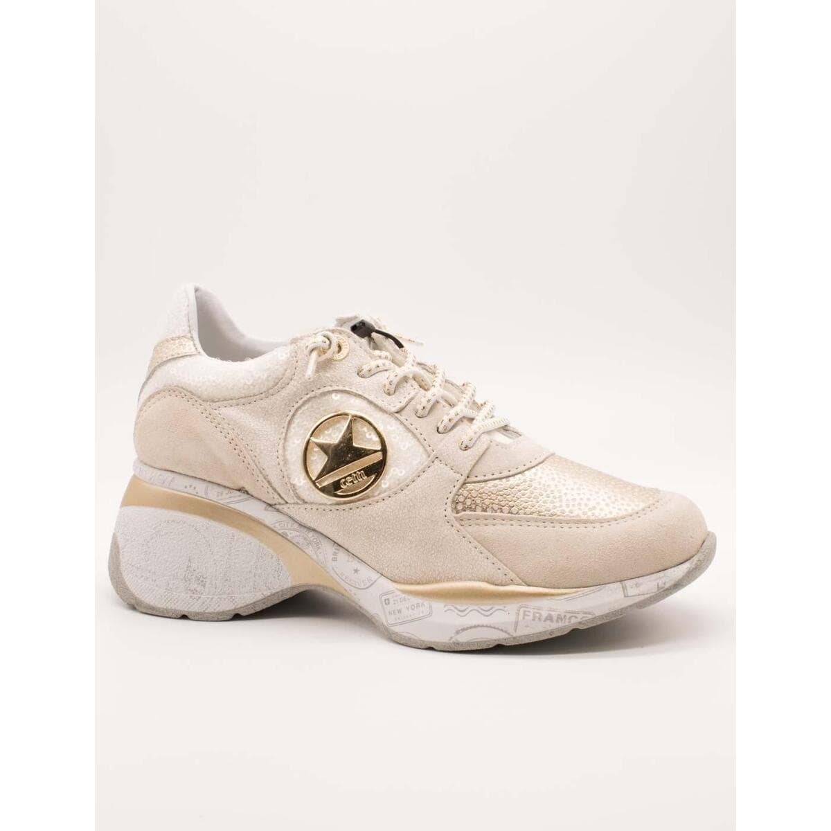 Women's Sneakers Cetti Beige