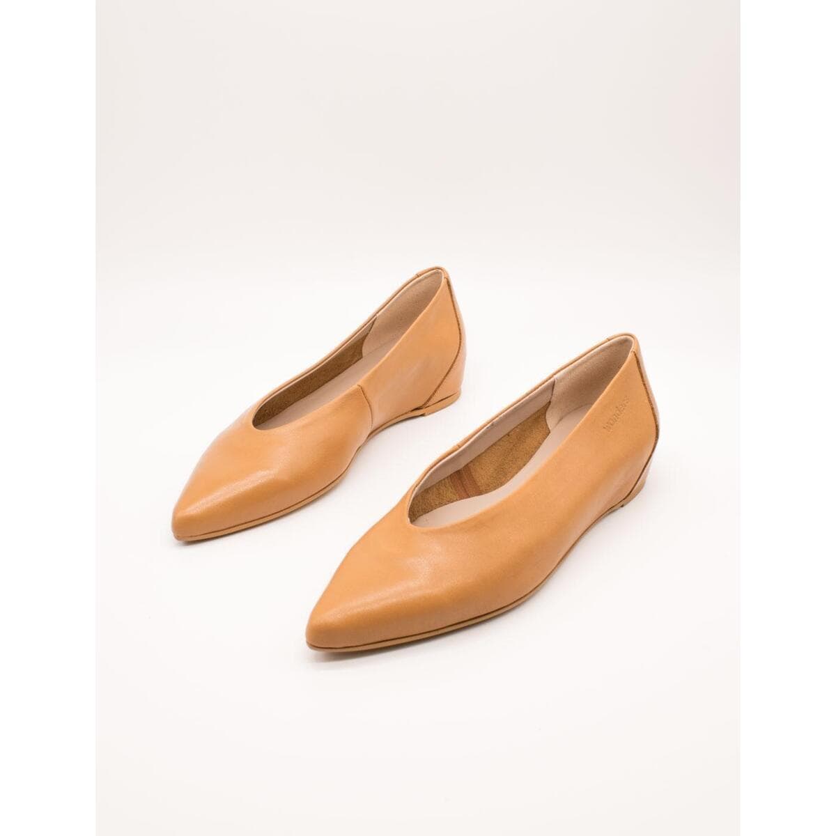 Women's Ballet Flats Wonders Brown