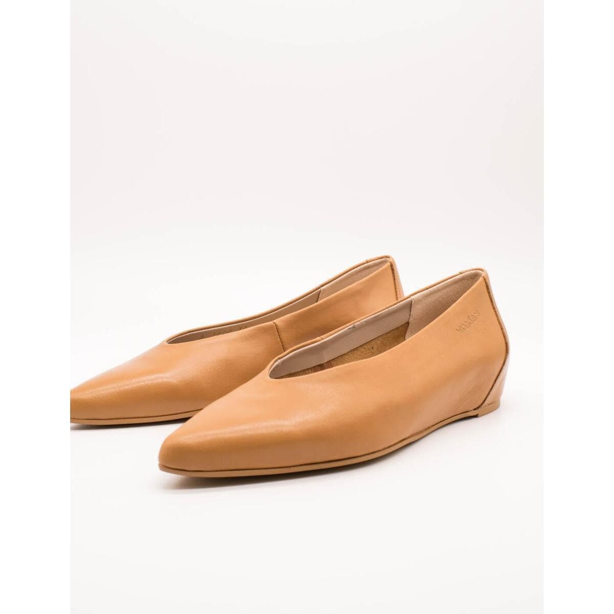 Women's Ballet Flats Wonders Brown