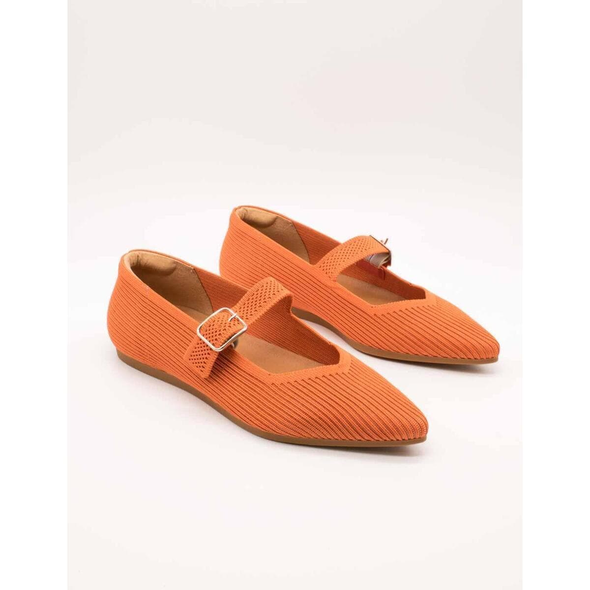 Women's Ballet Flats Miss Elastic Orange