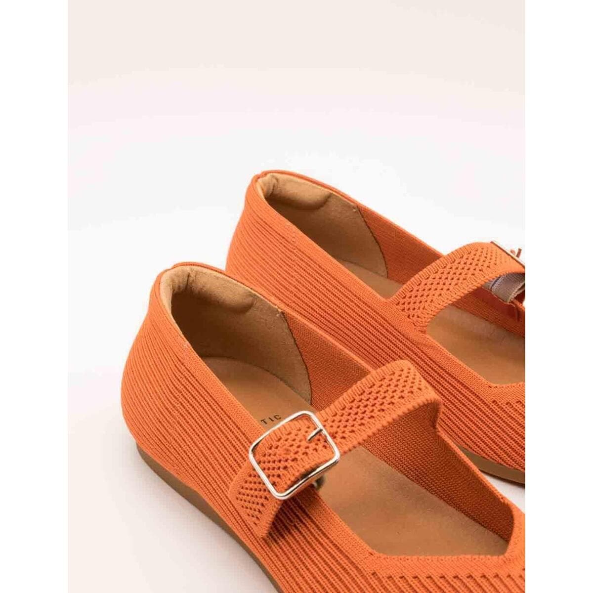 Women's Ballet Flats Miss Elastic Orange