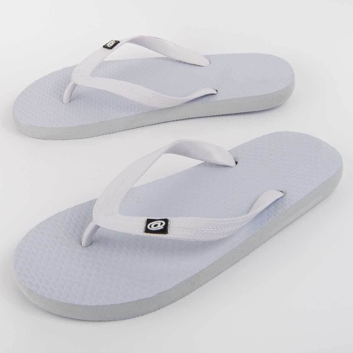 Men's Flip Flops Montevita White