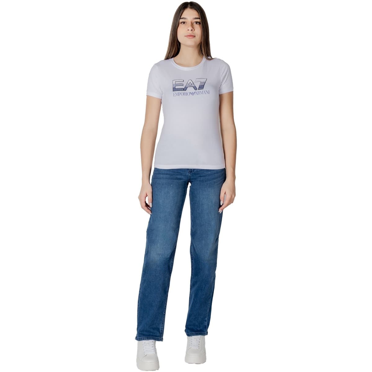 Women's T-Shirts EA7 White