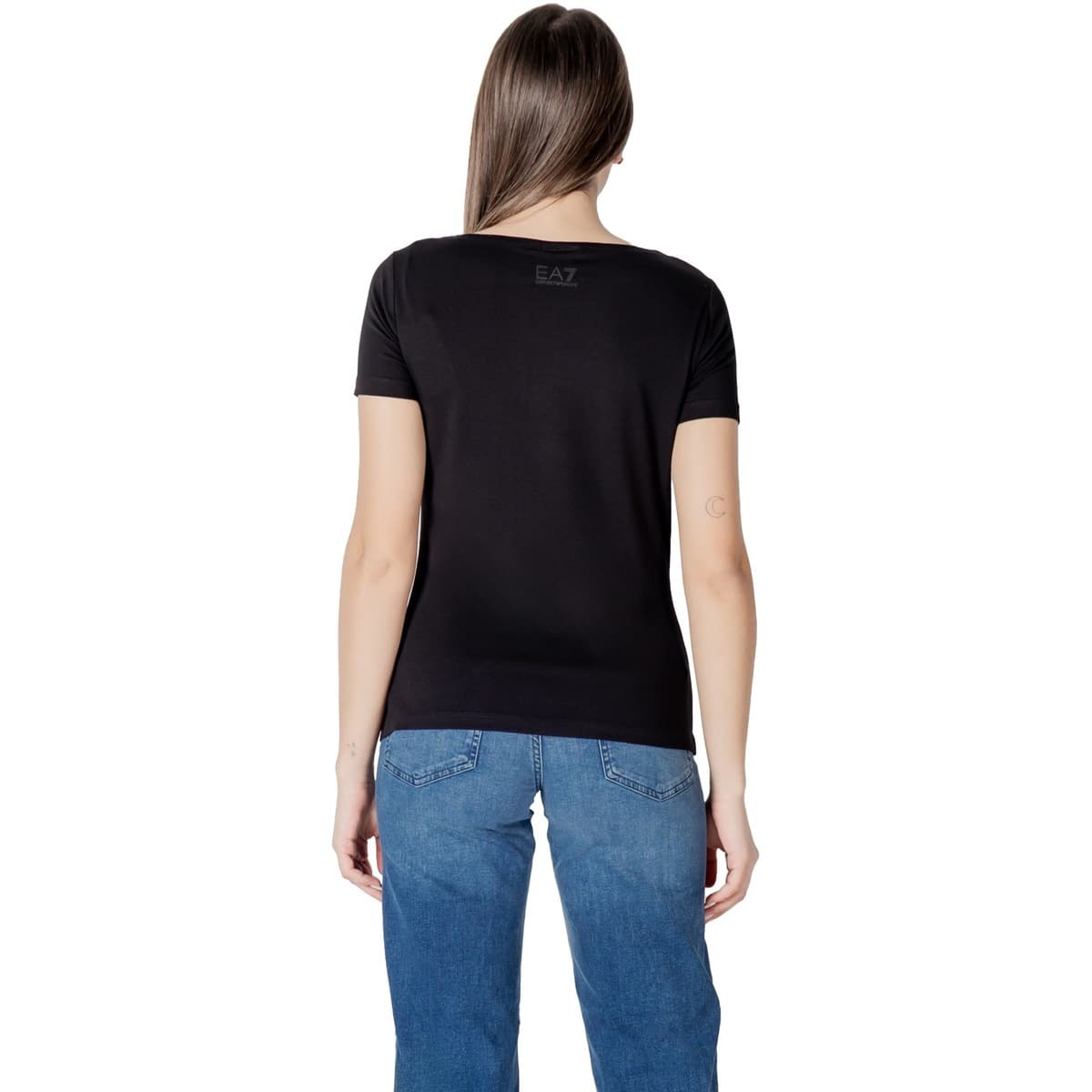 Women's T-Shirts EA7 Black