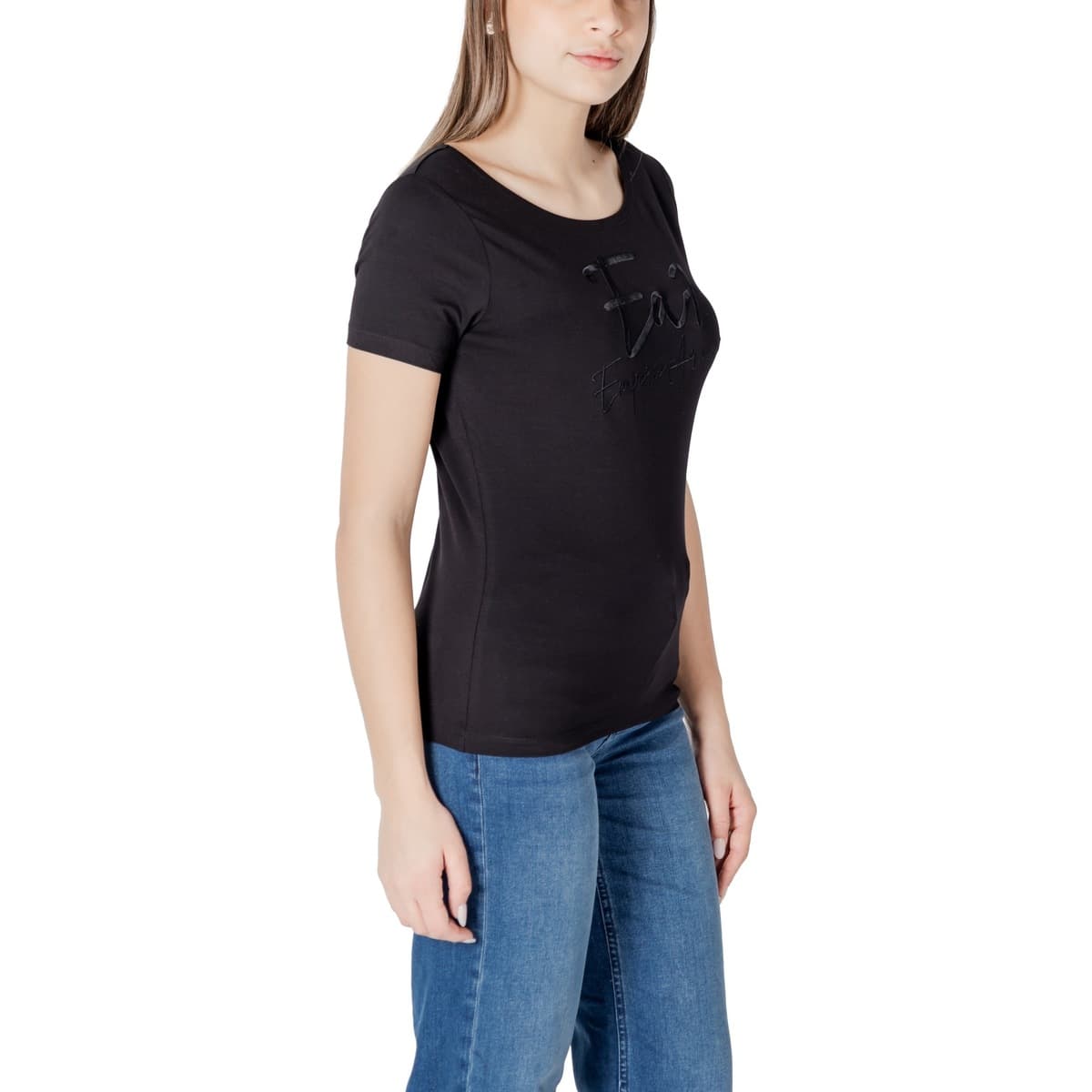 Women's T-Shirts EA7 Black