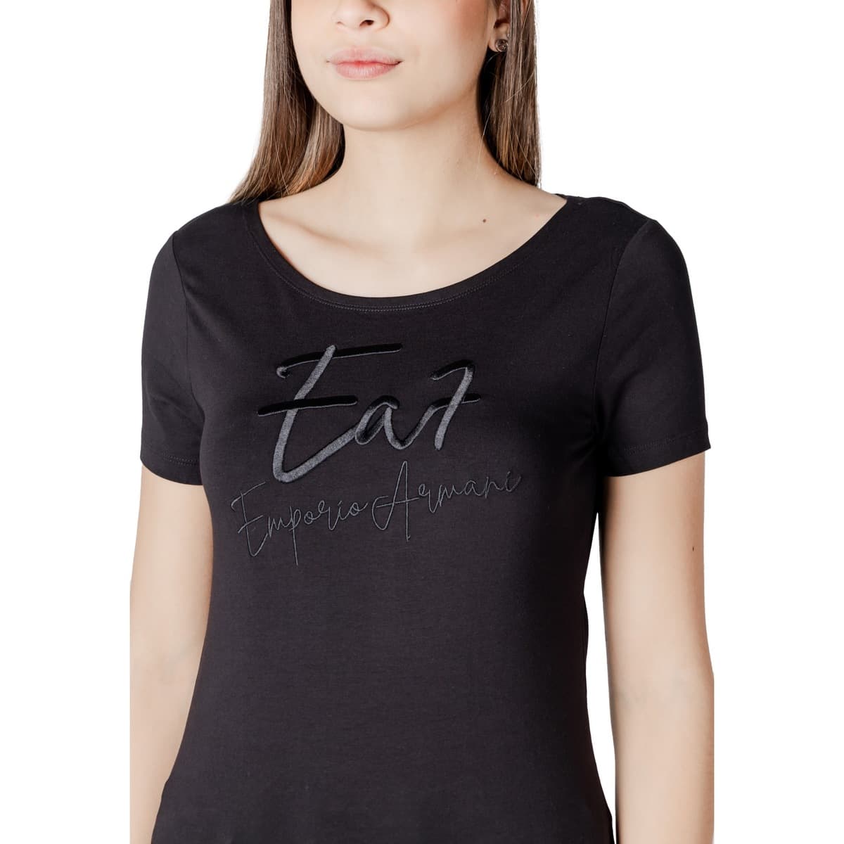 Women's T-Shirts EA7 Black