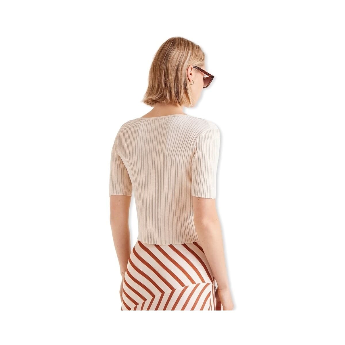 Women's T-Shirts Compania Fantastica Beige