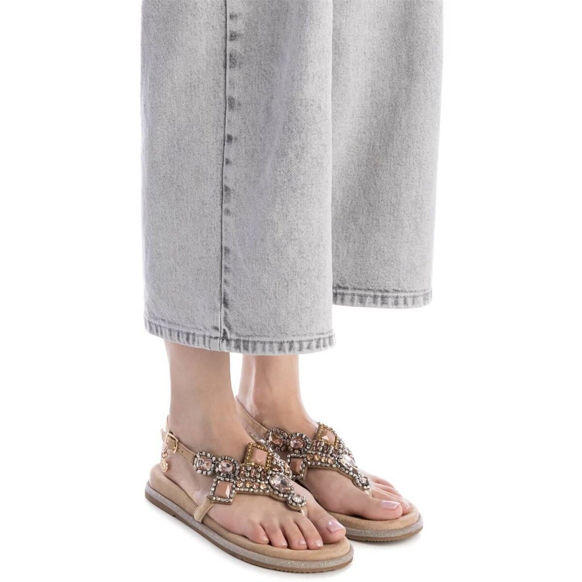 Women's Flip Flops Xti Beige