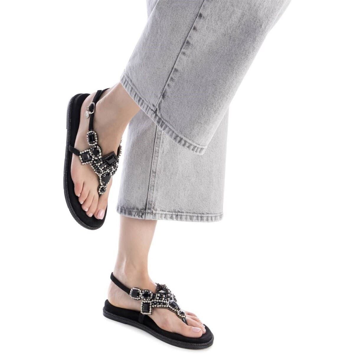 Women's Flip Flops Xti Black