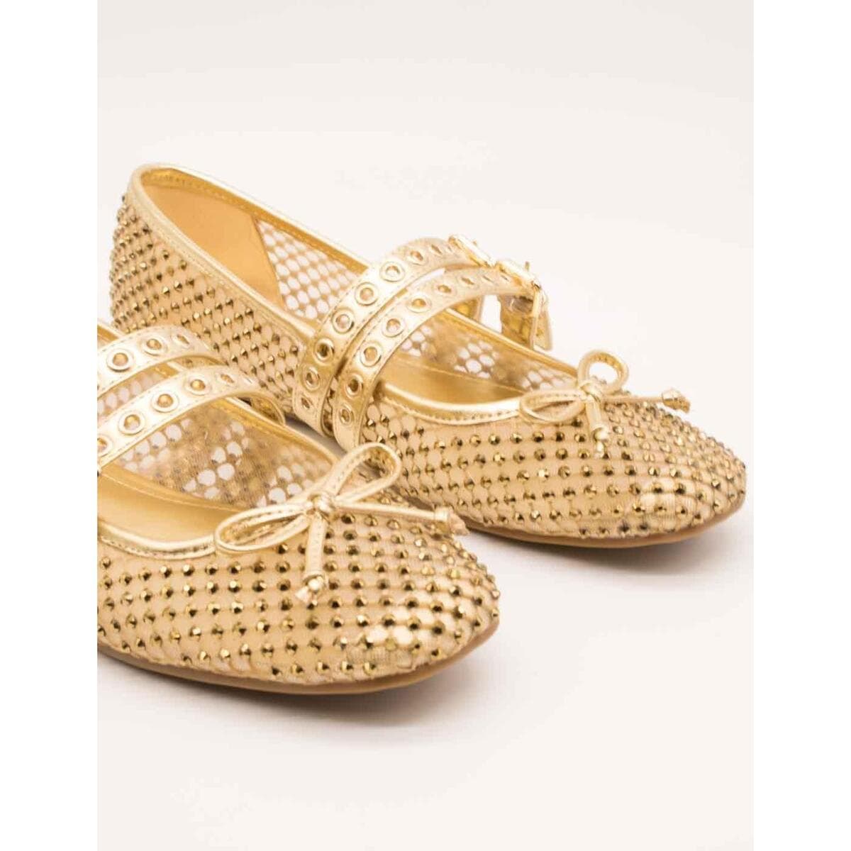 Women's Ballet Flats Guess Gold