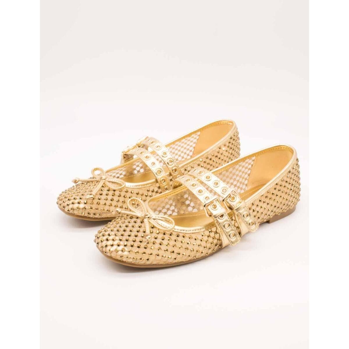 Women's Ballet Flats Guess Gold