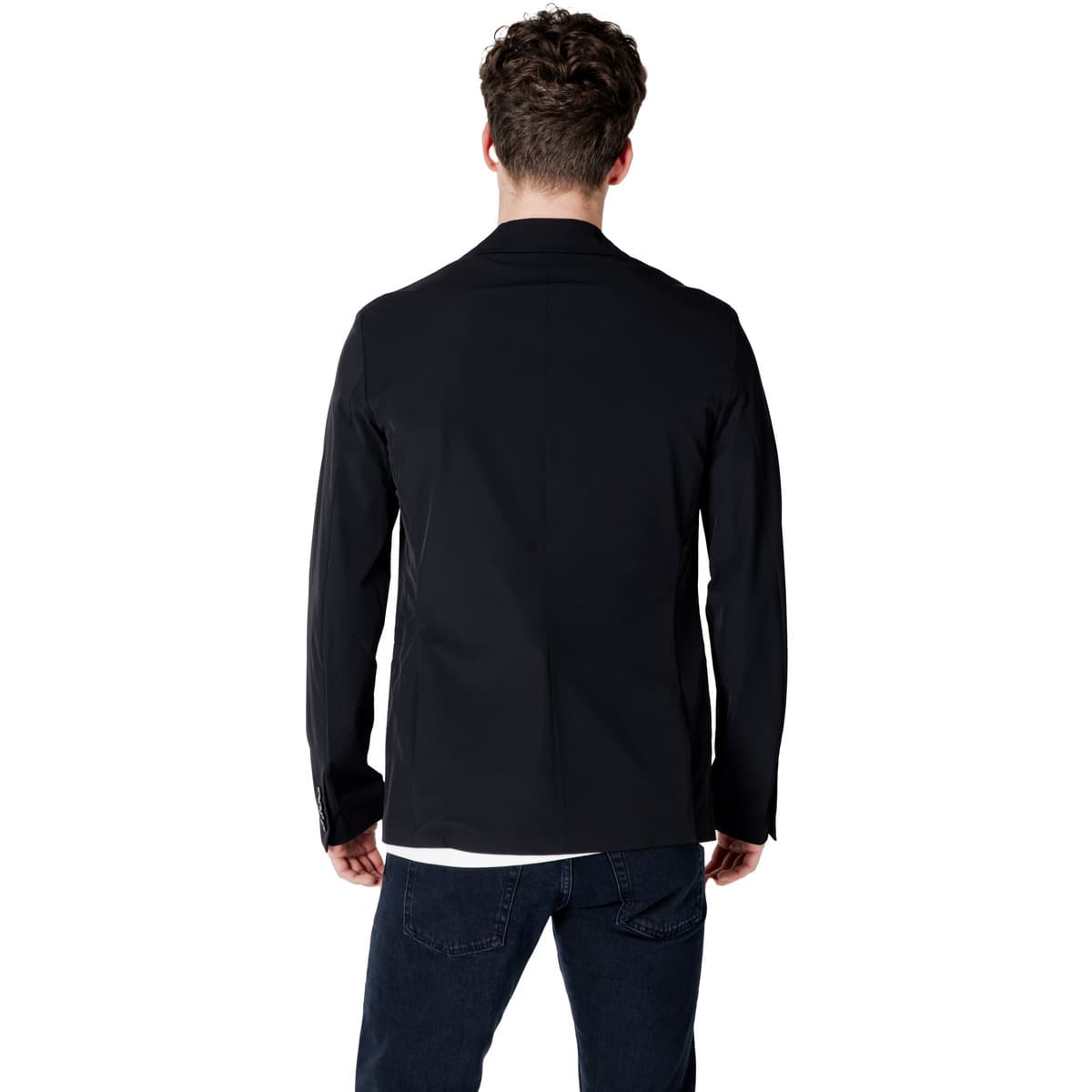 Men's Blazers EAX Black