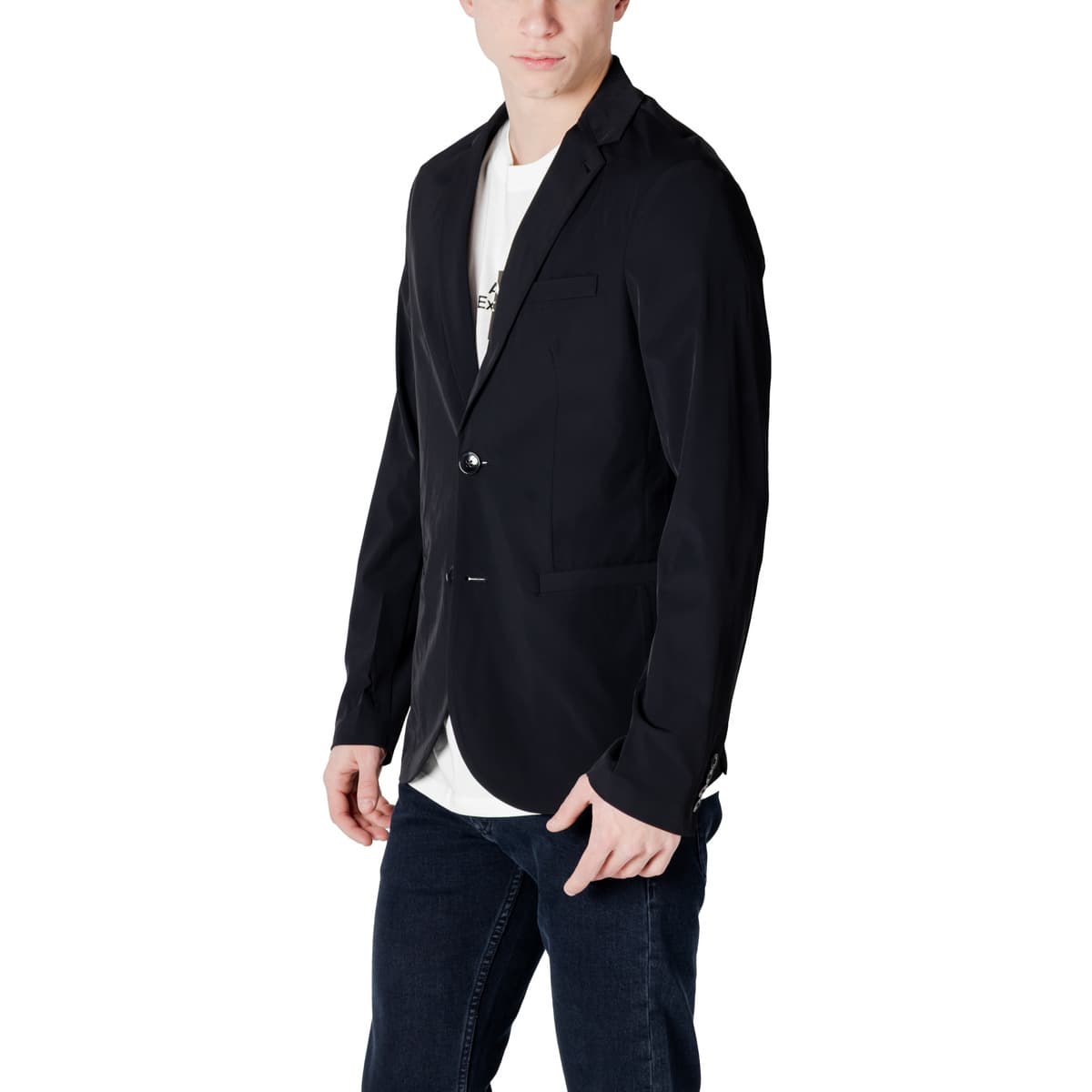 Men's Blazers EAX Black
