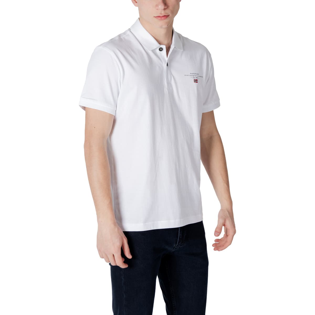 Men's Polo Shirts Napapijri White