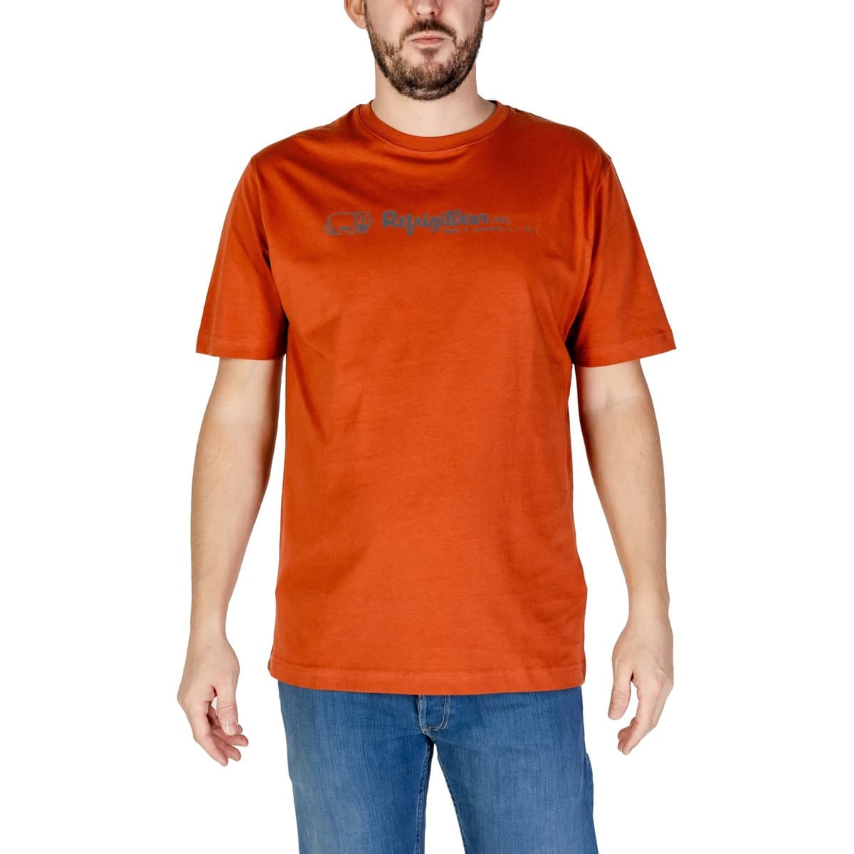 Men's Polo Shirts Refrigiwear Brown