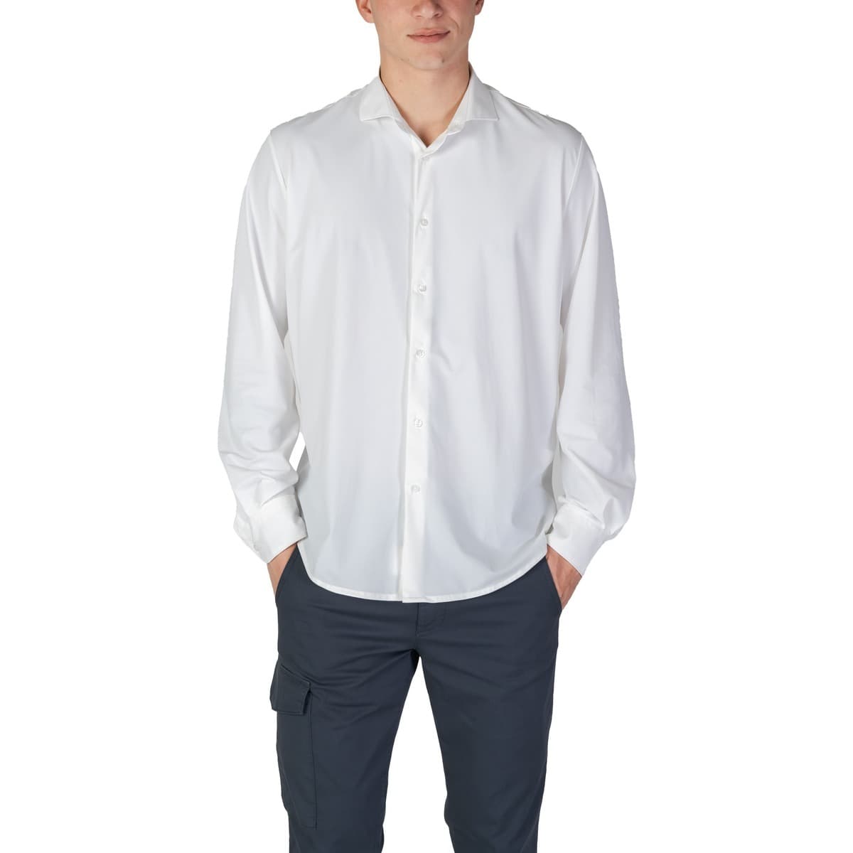 Πουκάμισο με μακριά μανίκια Fashion brands 24S10CA