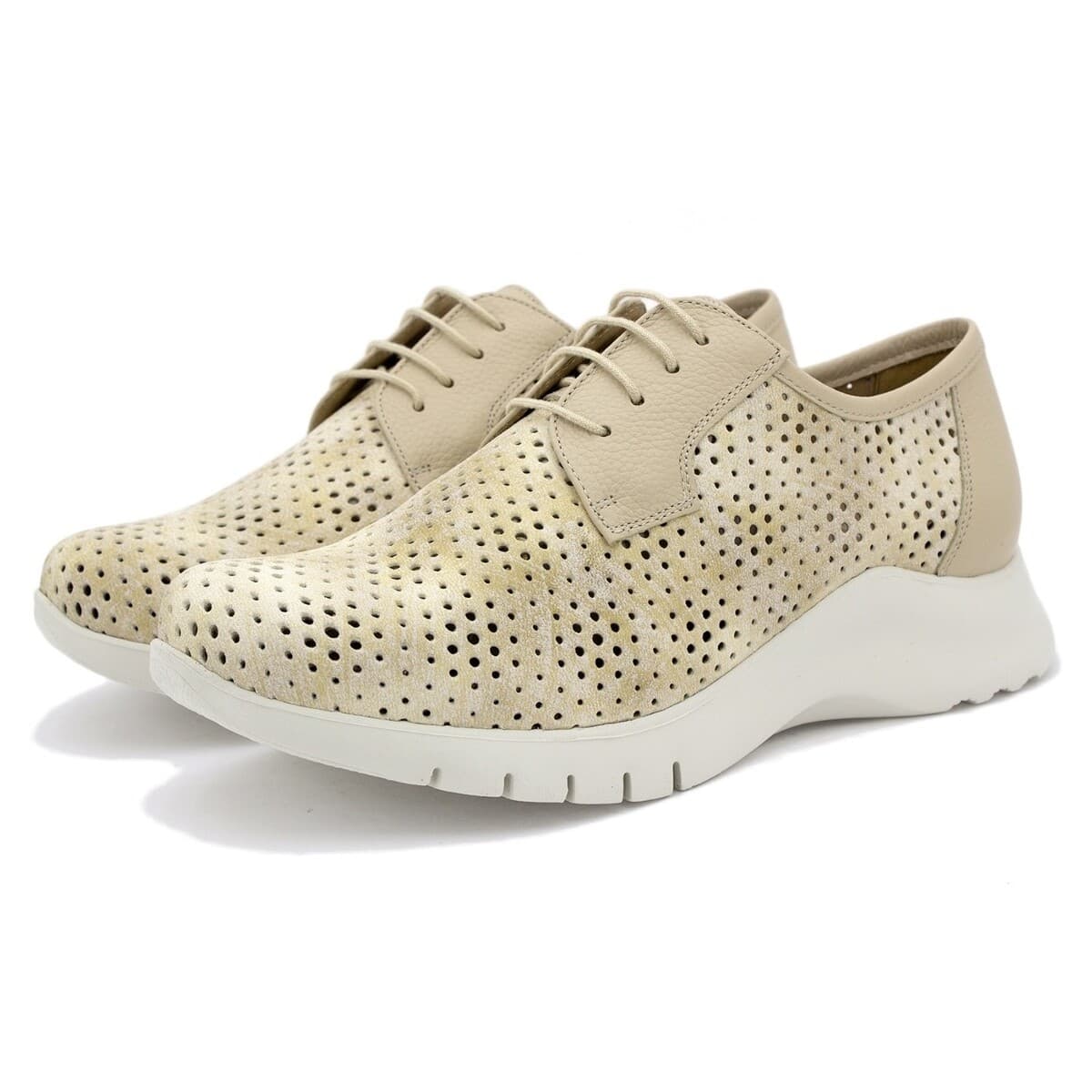 Women's Derby Shoes Piesanto Beige