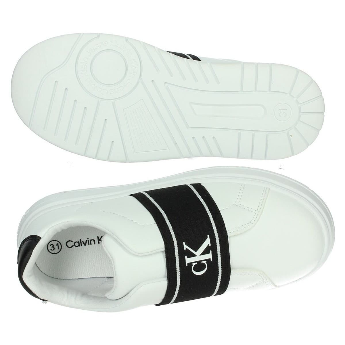 Boys' Loafers Calvin Klein White