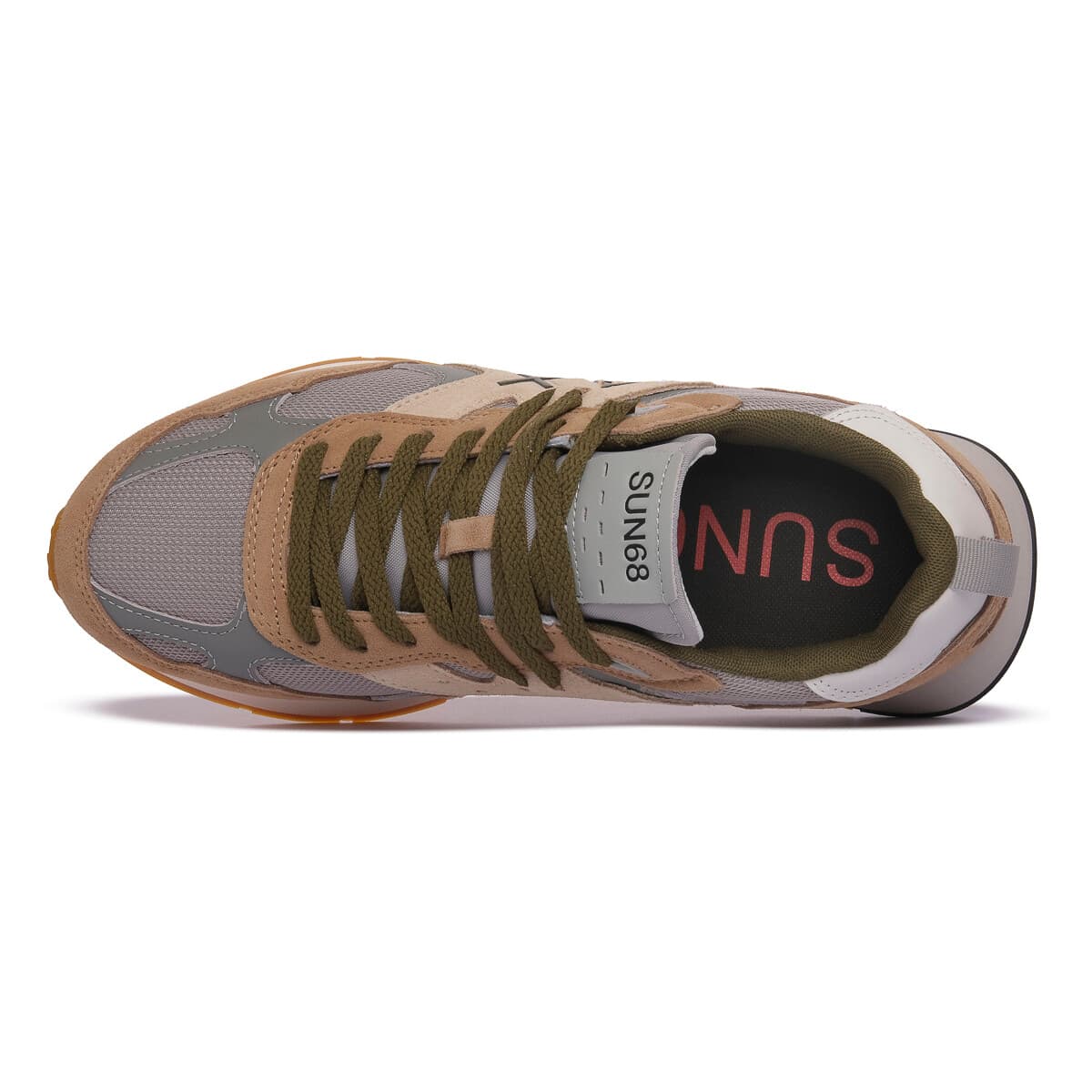 Men's Sneakers Sun68 Beige