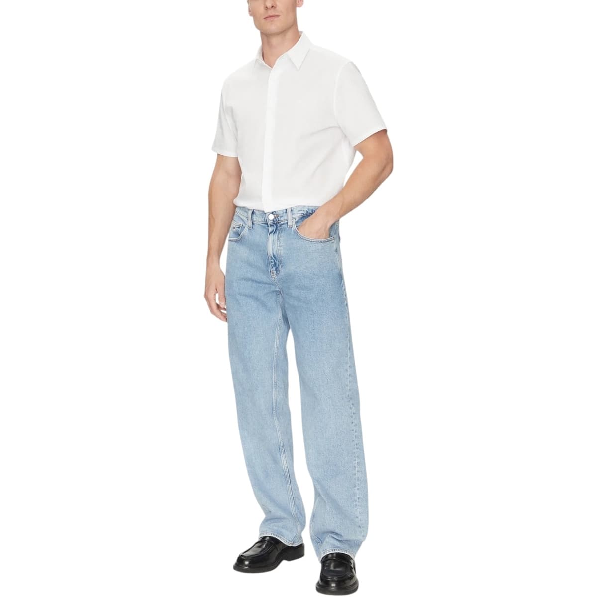 Men's Shirts Calvin Klein White