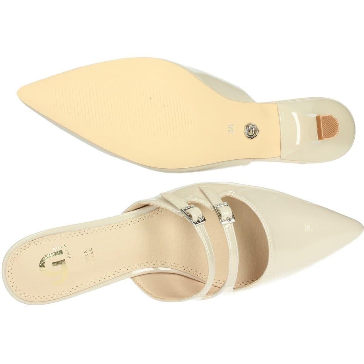 Women's Flip Flops Gold&gold Beige