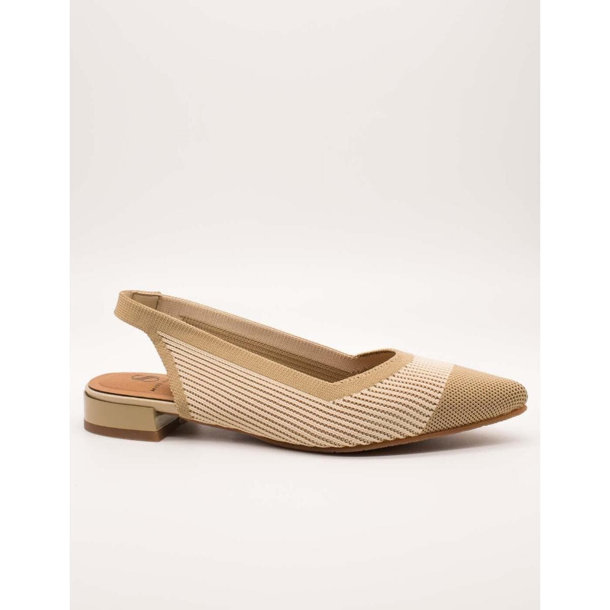 Women's Dress Shoes Miss Elastic Beige