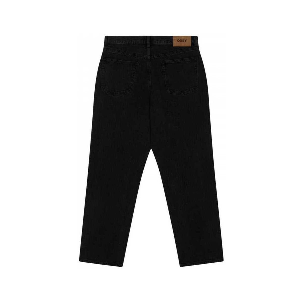 Men's Pants Obey Black