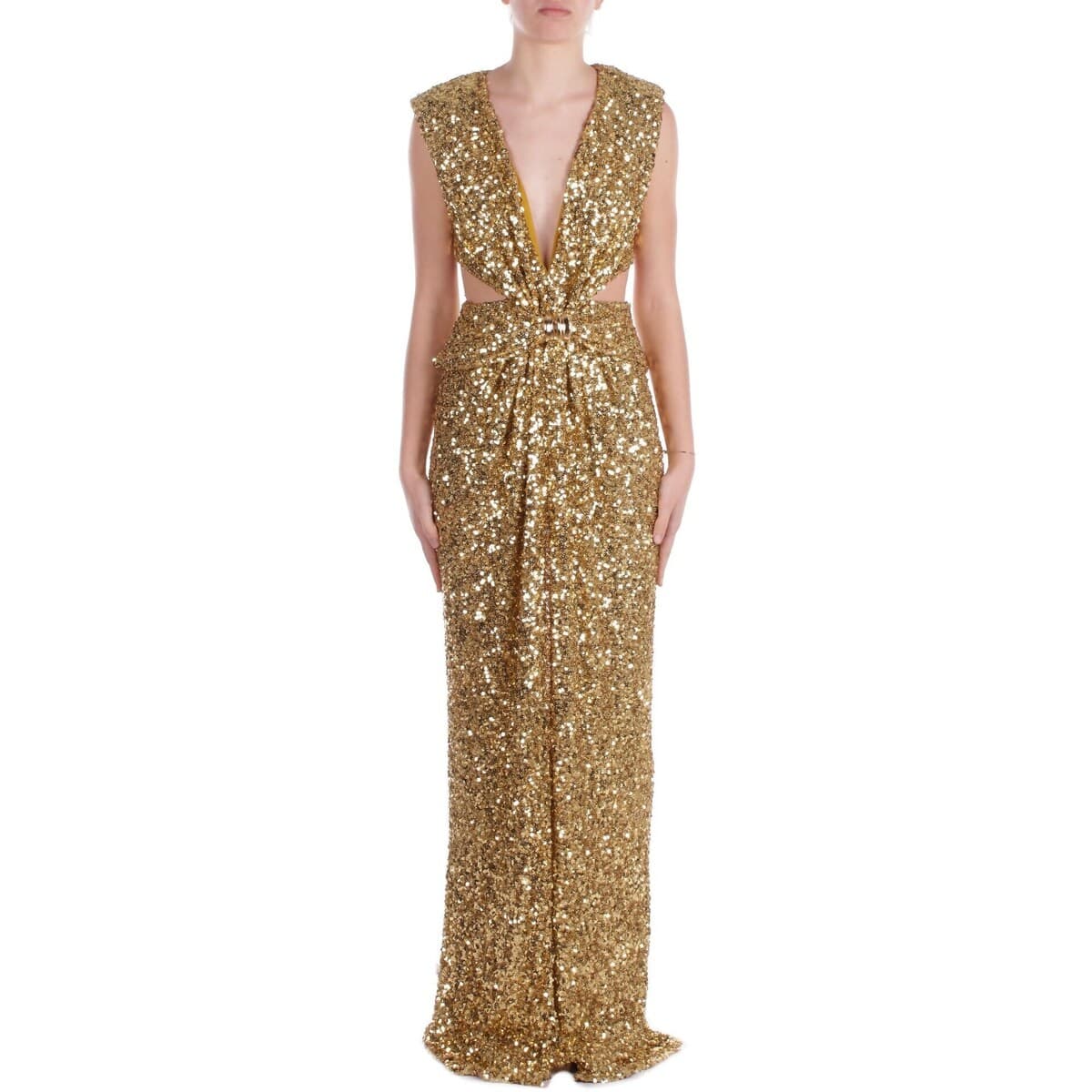 Women's Pants Elisabetta Franchi Yellow