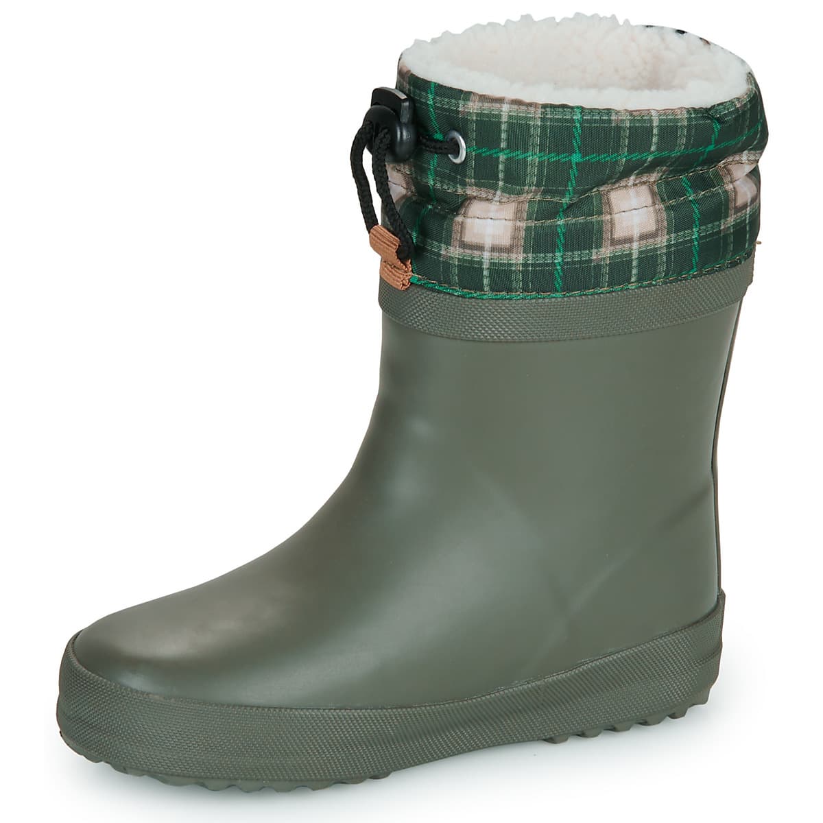 Boys' Wellington Boots Bonton Khaki