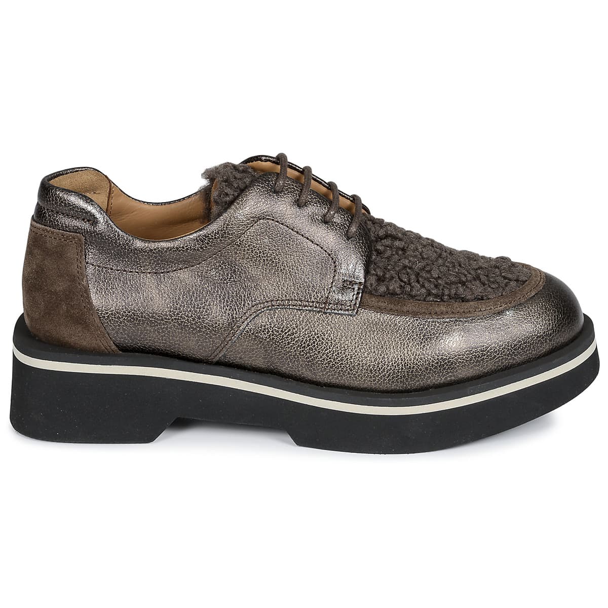 Women's Derby Shoes Casta Gold
