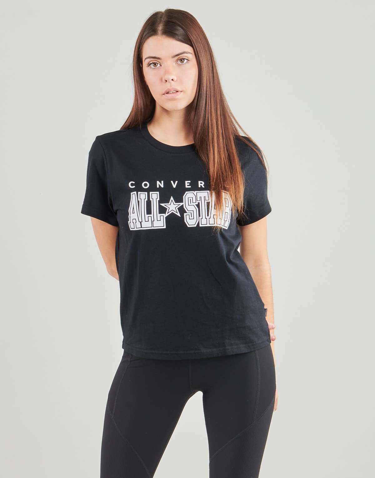 Women's T-Shirts Converse Black